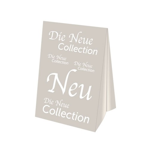 Dachaufsteller - " Die Neue Collection "