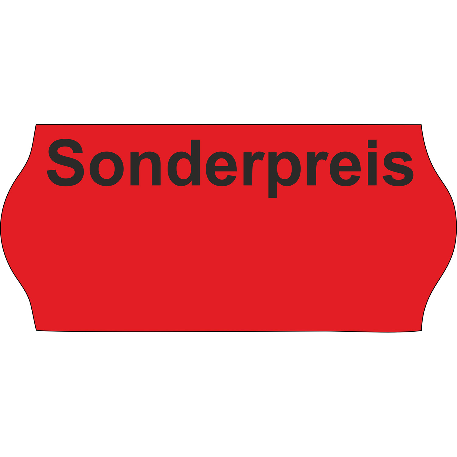 Preisetiketten B26 x H12 mm auf Rolle mit Text " Sonderpreis "