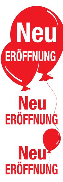Plakat  " Neu Eröffnung "