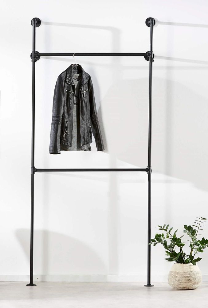 Wandregal 2 Ebenen - im Rohrdesign