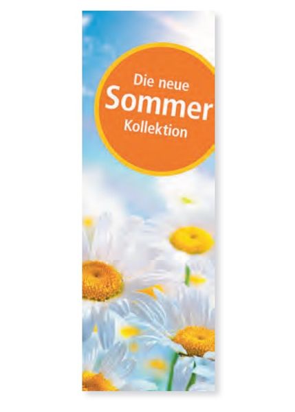Plakat " Die neue Sommer Kollektion " - hoch